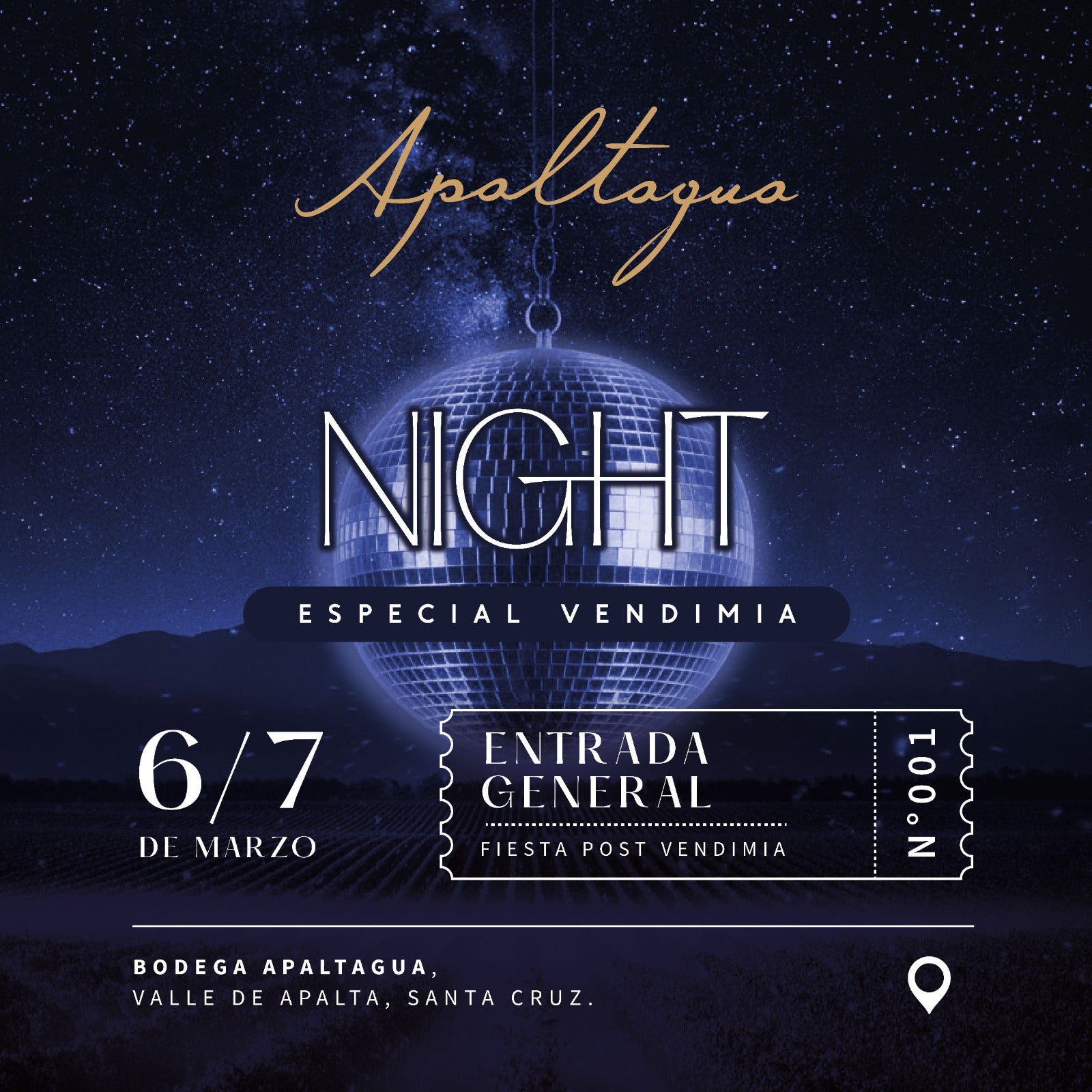 APALTAGUA NIGHT <br/> Especial Vendimia