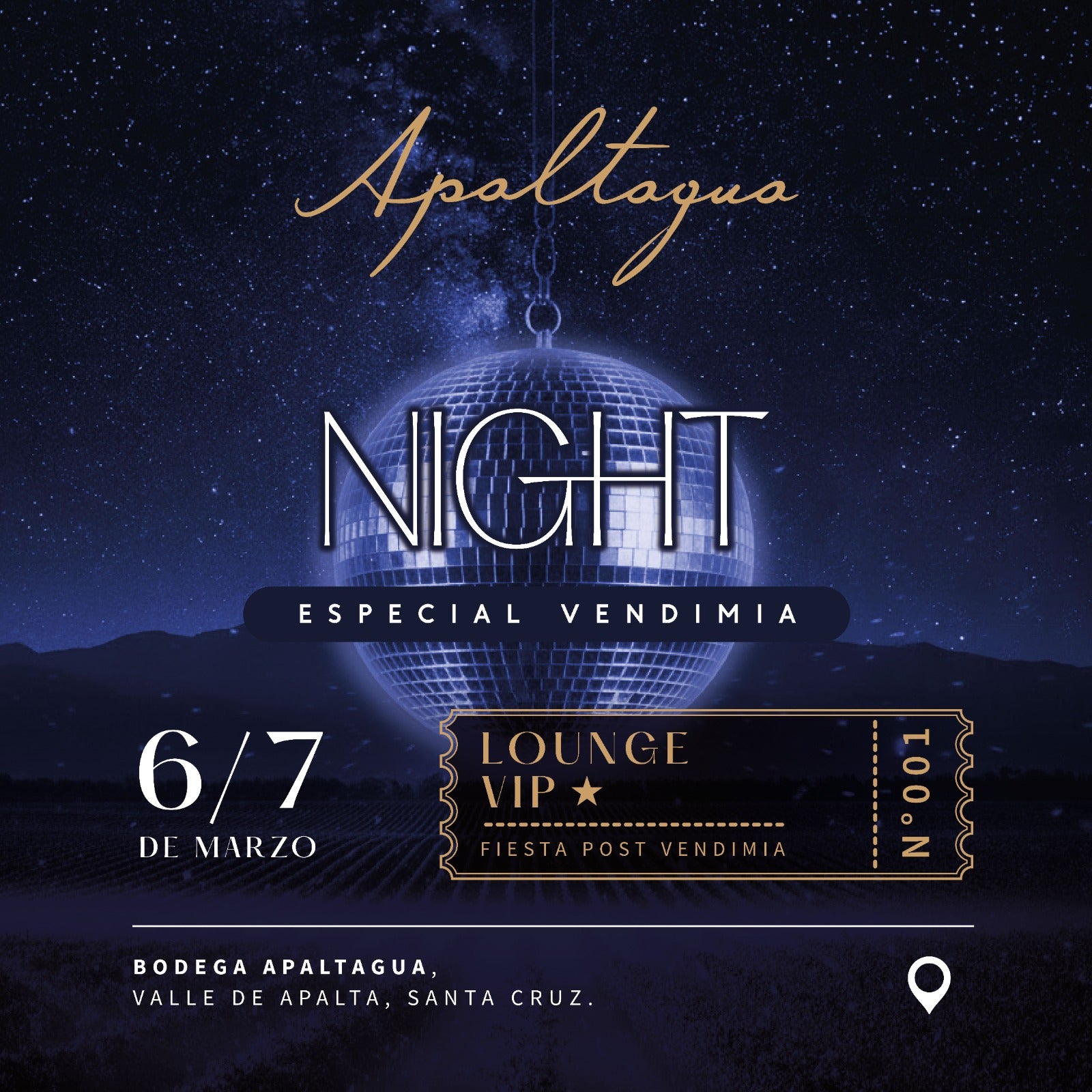 APALTAGUA NIGHT <br/> Especial Vendimia